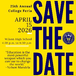 College Feria Save the Date